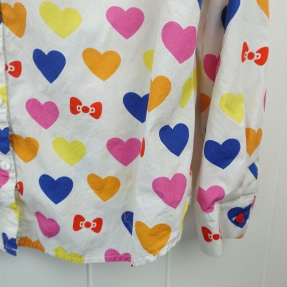 ModCloth for Hello Kitty Hearts and Bows Button Up Top X-Large - Picture 7 of 13